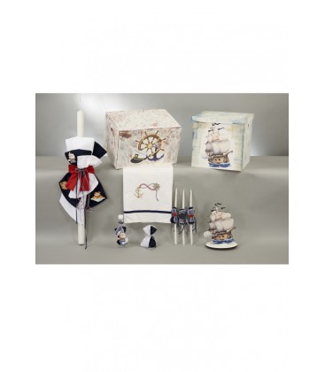 Σετ βάφτισης καράβι SETVA031