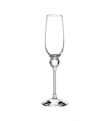 Ποτήρι σαμπάνιας κρυστάλλινο για γάμο 2210