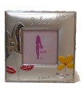 Ασημένια Κορνίζα Barbie flowers 9x9
